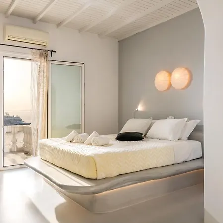 Villa Yalos Mykonos 3 Bedroom Luxury In Mykonos Town With Sea & Sunset View