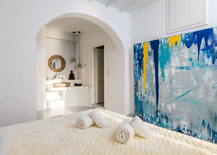 Villa Yalos Mykonos 3 Bedroom Luxury In Mykonos Town With Sea & Sunset View