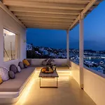 Yalos Mykonos 3 Bedroom Luxury In Mykonos Town With Sea & Sunset View Tagoo (Mykonos)