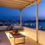 Villa Yalos Mykonos 3 Bedroom Luxury In Mykonos Town With Sea & Sunset View *