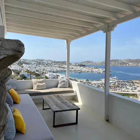 Yalos Mykonos 3 Bedroom Luxury In Mykonos Town With Sea & Sunset View * Tagoo (Mykonos)