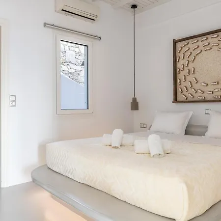 Yalos Mykonos 3 Bedroom Luxury In Mykonos Town With Sea & Sunset View בית נופש Tagoo (Mykonos)