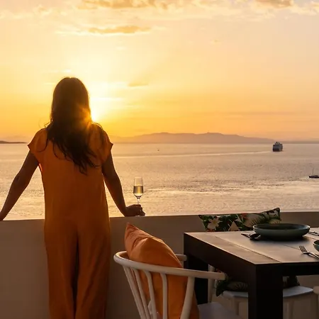 Yalos Mykonos 3 Bedroom Luxury In Mykonos Town With Sea & Sunset View * Tagou