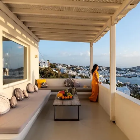Yalos Mykonos 3 Bedroom Luxury In Mykonos Town With Sea & Sunset View *