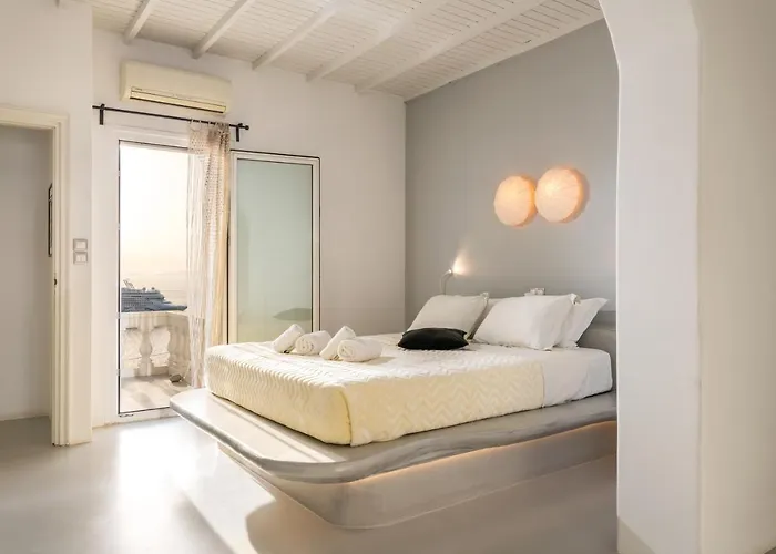 Villa Yalos Mykonos 3 Bedroom Luxury In Mykonos Town With Sea & Sunset View