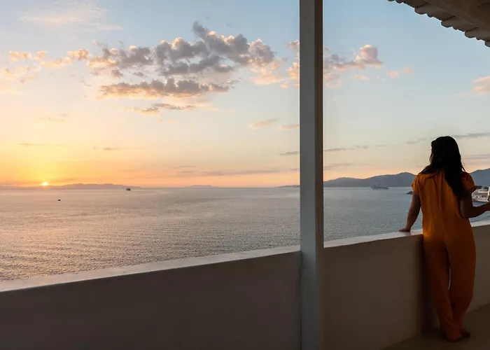 Yalos Mykonos 3 Bedroom Luxury In Mykonos Town With Sea & Sunset View Βίλα *