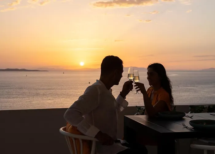 Yalos Mykonos 3 Bedroom Luxury In Mykonos Town With Sea & Sunset View Вилла *